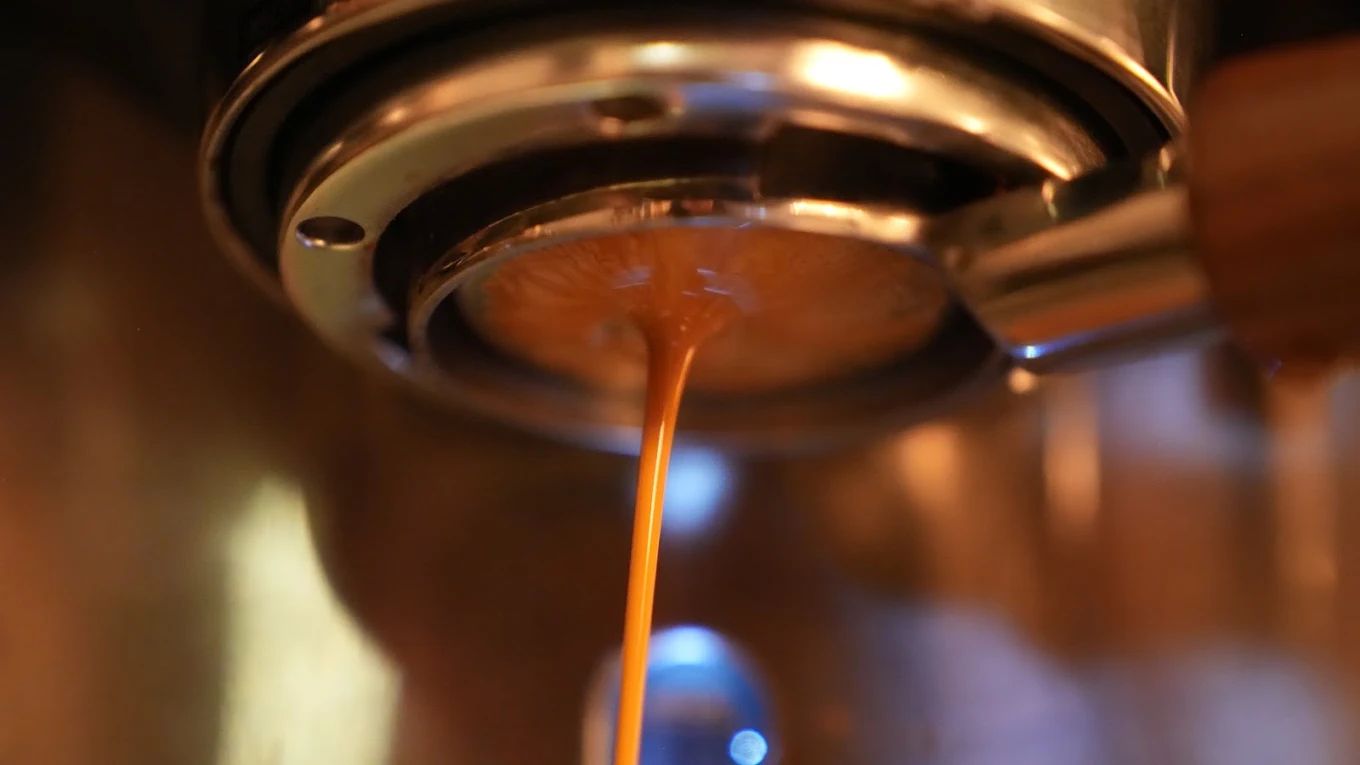 Espresso pulled from Puerto Rican beans at La Cala in Santurce